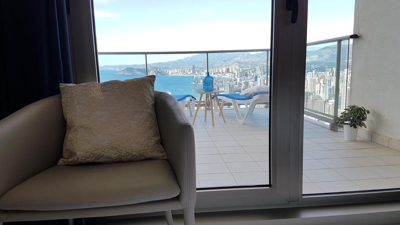 Skyline 26 Stunning Sea Views From A 2-Bedroom Apartment On The 26Th Floor Benidorm Eksteriør bilde