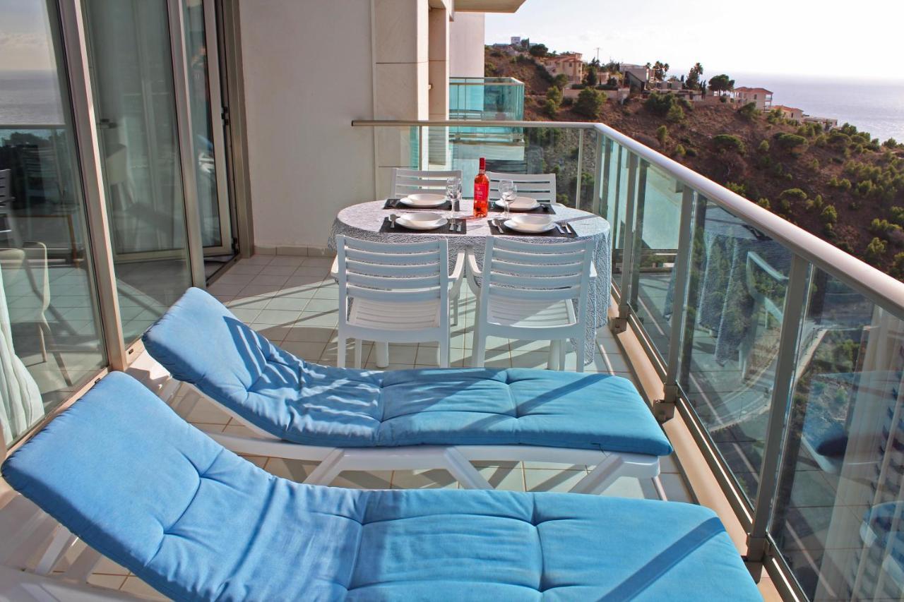 Skyline 26 Stunning Sea Views From A 2-Bedroom Apartment On The 26Th Floor Benidorm Eksteriør bilde