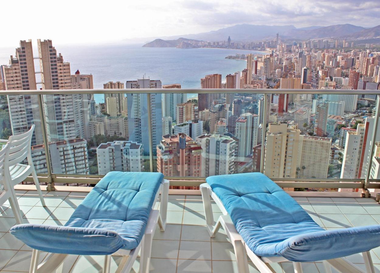 Skyline 26 Stunning Sea Views From A 2-Bedroom Apartment On The 26Th Floor Benidorm Eksteriør bilde